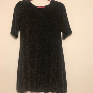 TINY SPARKLY BLACK DRESS